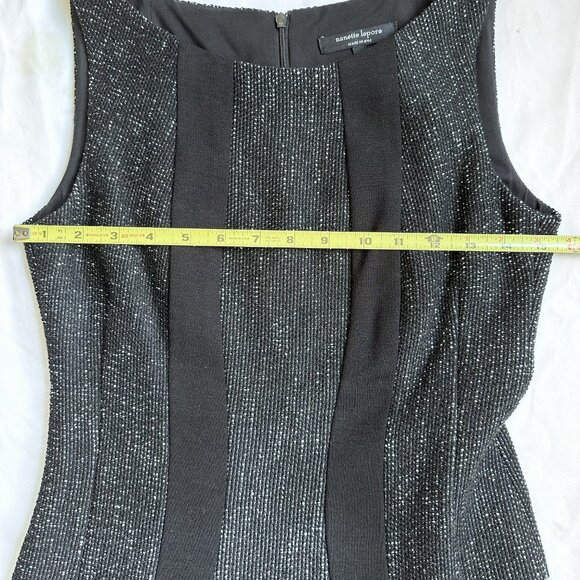 Nanette Lepore Dress, Fit-n-flare, Black, Size 2 - Picture 7 of 9